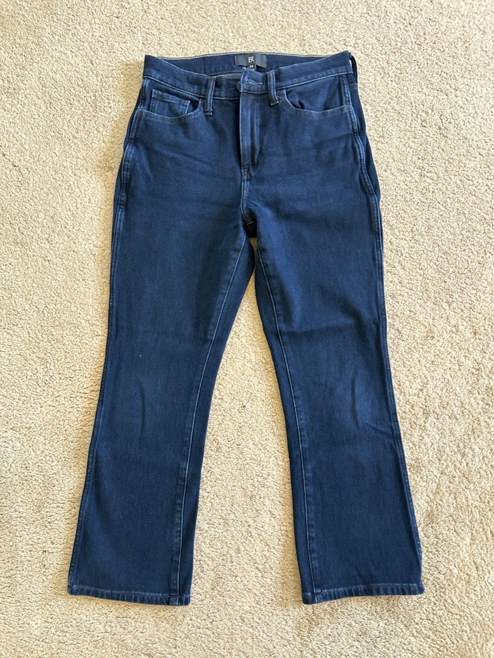 Banana Republic Dark Navy Women's cropped kick out Jeans
